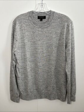Banana Republic Men's Heather Gray Everyday Crewneck Sweater M